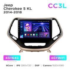 Radio samochodowe Teyes CC3L 4+64 Gb Jeep Cherokee 5 KL 2014-2018 10"