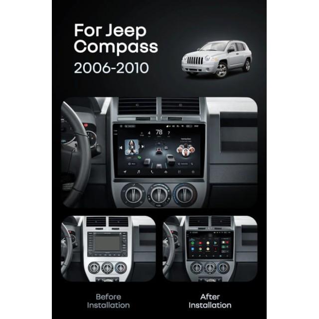 Radio samochodowe Teyes CC4 Pro 2k 8+128 Gb Jeep Compass 1 MK 2006-2010 10"