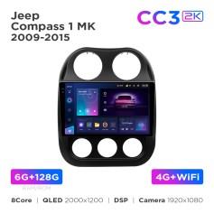 Radio samochodowe Teyes CC3 2k 6+128 Gb Jeep Compass 1 MK 2009-2015 10