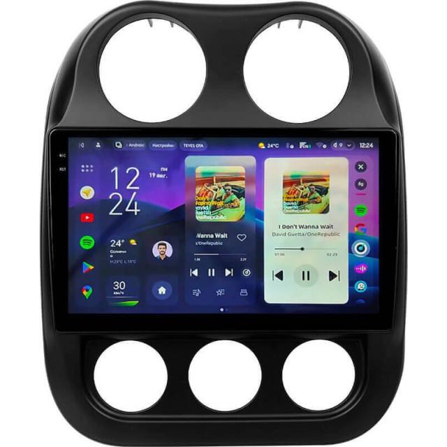 Radio samochodowe Teyes CC4 Pro 2k 12+256 Gb Jeep Compass 1 MK 2009-2015 10"