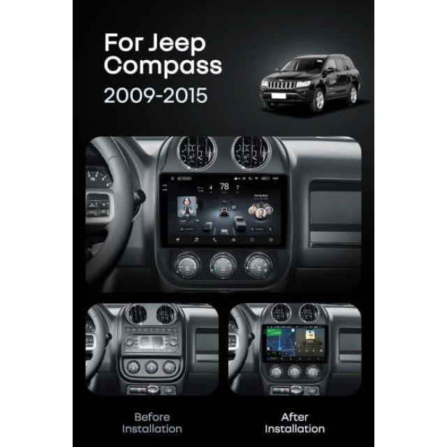 Radio samochodowe Teyes CC4 Pro 2k 8+128 Gb Jeep Compass 1 MK 2009-2015 10"