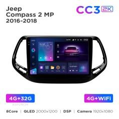 Radio samochodowe Teyes CC3 2k 4+32 Gb Jeep Compass 2 MP 2016-2018 10