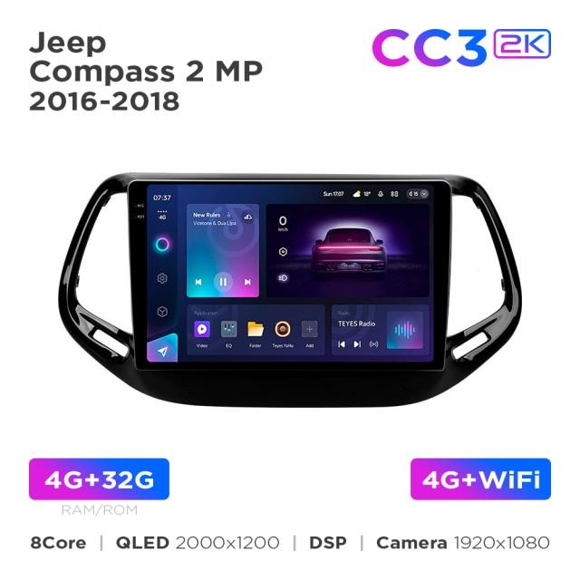 Radio samochodowe Teyes CC3 2k 4+32 Gb Jeep Compass 2 MP 2016-2018 10