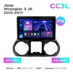 Radio samochodowe do Jeep Wrangler 3 JK 2010-2017 (L14) Teyes CC3L 4+32 Gb 10"