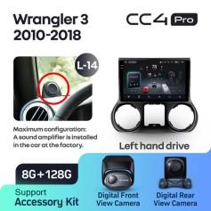 Radio samochodowe Teyes CC4 Pro 2k 8+128 Gb Jeep Wrangler 3 JK 2010-2017 (L14) 10"