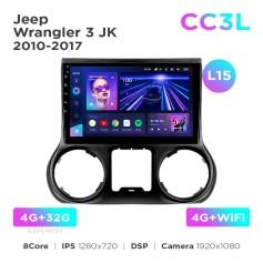 Radio samochodowe do Jeep Wrangler 3 JK 2010-2017 (L15) Teyes CC3L 4+32 Gb 10"
