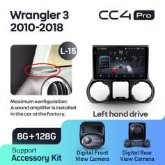 Radio samochodowe Teyes CC4 Pro 2k 8+128 Gb Jeep Wrangler 3 JK 2010-2017 (L15) 10"