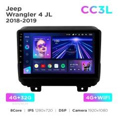 Radio samochodowe do Jeep Wrangler 4 JL 2018-2019 Teyes CC3L 4+32 Gb 9"