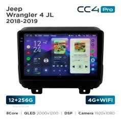 Radio samochodowe Teyes CC4 Pro 2k 12+256 Gb Jeep Wrangler 4 JL 2018-2019 9"