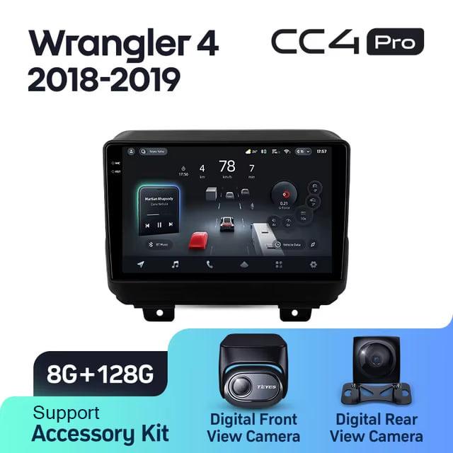 Radio samochodowe Teyes CC4 Pro 2k 8+128 Gb Jeep Wrangler 4 JL 2018-2019 9"