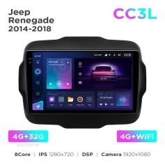 Radio samochodowe do Jeep Renegade 2014-2018 Teyes CC3L 4+32 Gb 9"