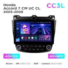 Radio samochodowe do Honda Accord 7 CM UC CL 2002-2008 Teyes CC3L 4+32 Gb 10"