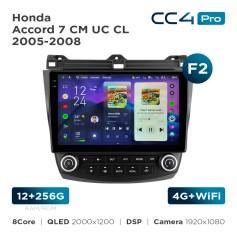 Radio samochodowe Teyes CC4 Pro 2k 12+256 Gb Honda Accord 7 CM UC CL 2002-2008 10"