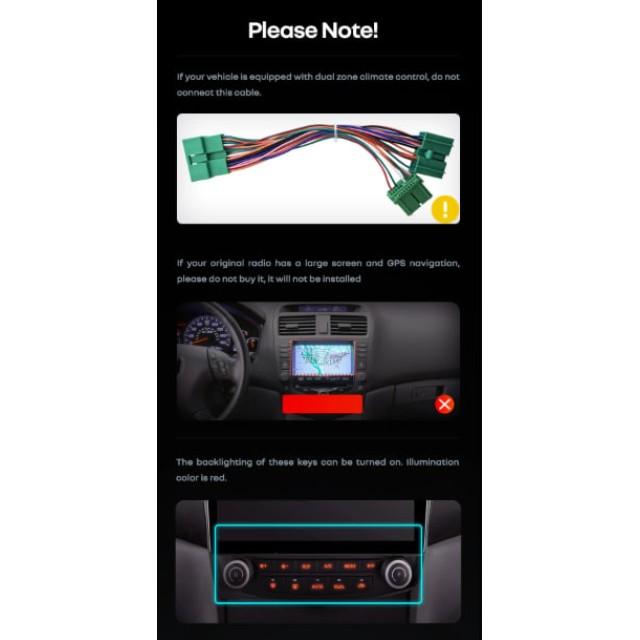 Radio samochodowe Teyes CC4 Pro 2k 8+128 Gb Honda Accord 7 CM UC CL 2002-2008 10"
