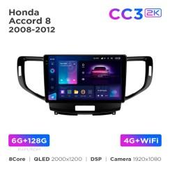 Radio samochodowe Teyes CC3 2k 6+128 Gb Honda Accord 8 2008-2012 9"