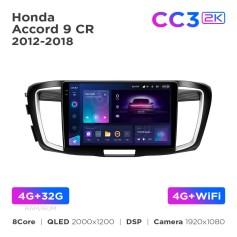 Radio samochodowe Teyes CC3 2k 4+32 Gb Honda Accord 9 CR 2012-2018 10"