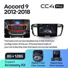 Radio samochodowe Teyes CC4 Pro 2k 8+128 Gb Honda Accord 9 CR 2012-2018 10"