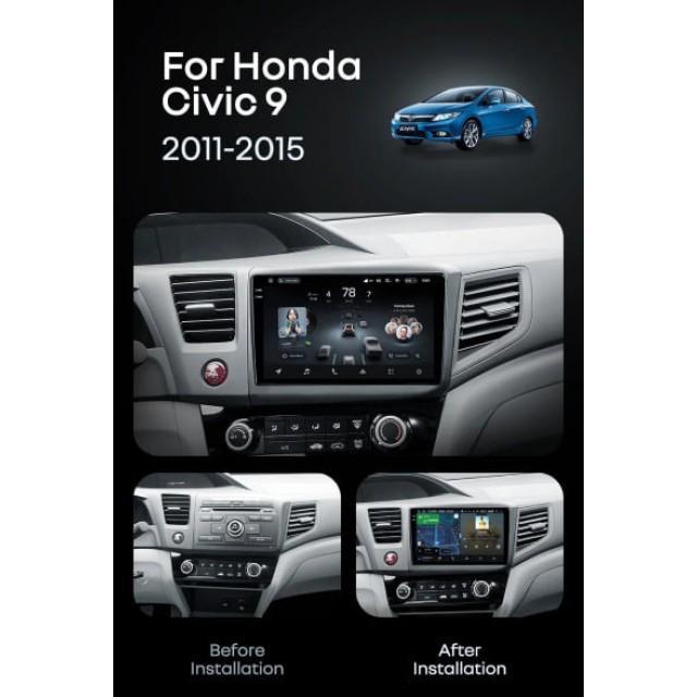 Radio samochodowe Teyes CC4 Pro 2k 8+128 Gb Honda Civic 9 FB FK FD 2011-2015 9"