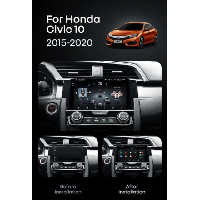 Radio samochodowe Teyes CC4 Pro 2k 8+128 Gb Honda Civic 10 FC FK 2015-2020 9"
