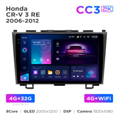 Radio samochodowe Teyes CC3 2k 4+32 Gb Honda CR-V 3 RE 2006-2012 9"