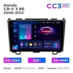Radio samochodowe Teyes CC3 2k 6+128 Gb 360° Honda CR-V 3 RE 2006-2012 9