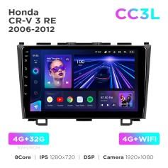 Radio samochodowe do Honda CR-V 3 RE 2006-2012 Teyes CC3L 4+32 Gb 9"