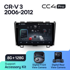 Radio samochodowe Teyes CC4 Pro 2k 8+128 Gb Honda CR-V 3 RE 2006-2012 9"