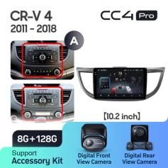 Radio samochodowe Teyes CC4 Pro 2k 8+128 Gb Honda CR-V 4 RM RE 2011-2018 (A) 10"