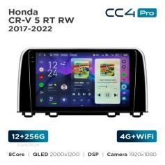 Radio samochodowe Teyes CC4 Pro 2k 12+256 Gb Honda CR-V 5 RT RW 2017-2022 9"