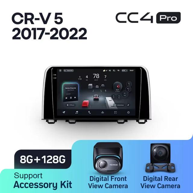 Radio samochodowe Teyes CC4 Pro 2k 8+128 Gb Honda CR-V 5 RT RW 2017-2022 9"