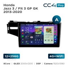 Radio samochodowe Teyes CC4 Pro 2k 12+256 Gb Honda Jazz 3 / Fit 3 GP GK 2013-2020 (A) 10"