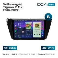 Radio samochodowe Teyes CC4 Pro 2k 12+256 Gb Volkswagen Tiguan 2 Mk 2016-2022 (B) 10"