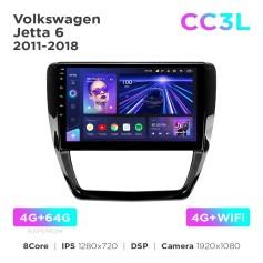 Radio samochodowe Teyes CC3L 4+64 Gb Volkswagen Jetta 6 2011-2018 10"