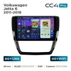 Radio samochodowe Teyes CC4 Pro 2k 8+128 Gb Volkswagen Jetta 6 2011-2018 10"