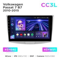 Radio samochodowe Teyes CC3L 4+64 Gb Volkswagen Passat 7 B7 2010-2015 10"