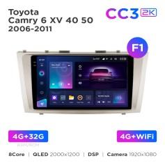 Radio samochodowe Teyes CC3 2k 4+32 Gb Toyota Camry 6 XV 40 50 2006-2011 (F1) 9"