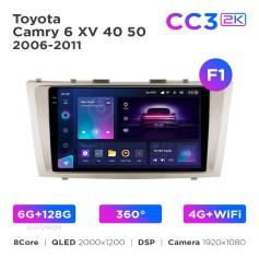 Radio samochodowe Teyes CC3 2k 6+128 Gb 360° Toyota Camry 6 XV 40 50 2006-2011 (F1) 9