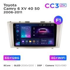 Radio samochodowe Teyes CC3 2k 6+128 Gb Toyota Camry 6 XV 40 50 2006-2011 (F1) 9"