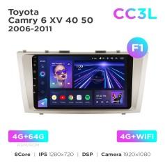 Radio samochodowe Teyes CC3L 4+64 Gb Toyota Camry 6 XV 40 50 2006-2011 (F1) 9"