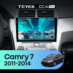 Radio samochodowe Teyes CC4 Pro 2k 12+256 Gb Toyota Camry 7 XV 50 55 2011-2014 (A) 10"