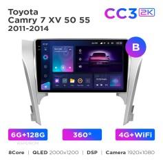 Radio samochodowe Teyes CC3 2k 6+128 Gb 360° Toyota Camry 7 XV 50 55 2011-2014 (B) 10