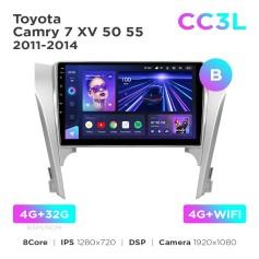 Radio samochodowe do Toyota Camry 7 XV 50 55 2011-2014 (B) Teyes CC3L 4+32 Gb 10"