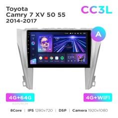 Radio samochodowe Teyes CC3L 4+64 Gb Toyota Camry 7 XV 50 55 2014-2017 (A) 10"