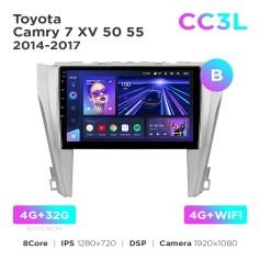 Radio samochodowe do Toyota Camry 7 XV 50 55 2014-2017 (B) Teyes CC3L 4+32 Gb 10"