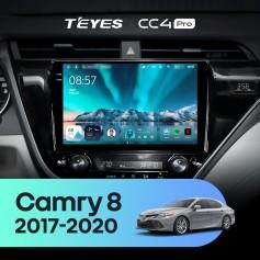 Radio samochodowe Teyes CC4 Pro 2k 12+256 Gb Toyota Camry 8 XV 70 2017-2020 10"
