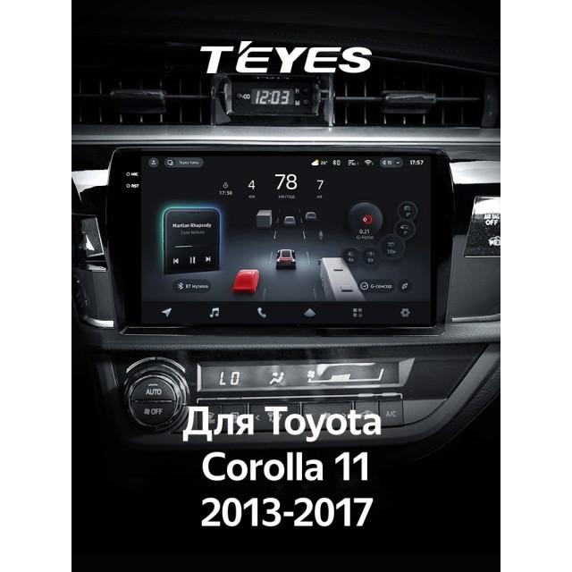 Radio samochodowe Teyes CC4 Pro 2k 8+128 Gb Toyota Corolla 11 Middle East 2013-2017 (A) 10"