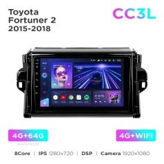 Radio samochodowe Teyes CC3L 4+64 Gb Toyota Fortuner 2 2015-2018 9"