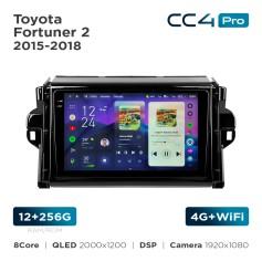 Radio samochodowe Teyes CC4 Pro 2k 12+256 Gb Toyota Fortuner 2 2015-2018 9"
