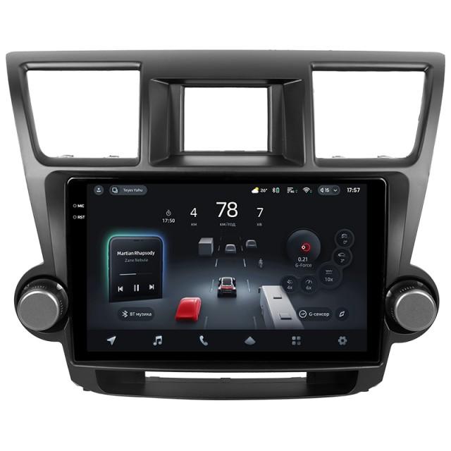 Radio samochodowe Teyes CC4 Pro 2k 12+256 Gb Toyota Highlander 2 XU40 2007-2013 (F1) 10"
