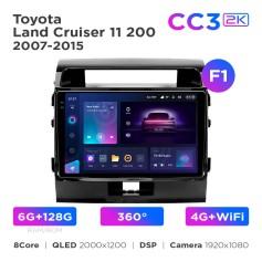 Radio samochodowe Teyes CC3 2k 6+128 Gb 360° Toyota Land Cruiser 200 11 2007-2015 (F1) 10